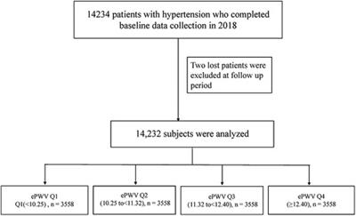 Estimated pulse wave velocity as a predictor of all-cause and cardiovascular mortality in patients with hypertension in China: a prospective cohort study
